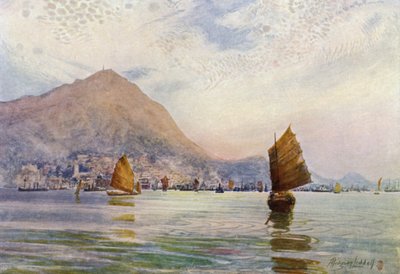 Hong Kong, from Kowloon by Thomas Hodgson Liddell